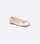 Dior Balletstijl Ballerina Schoenen Pink Dames - Thumbnail 2