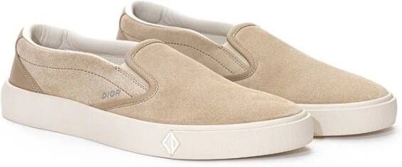 Dior Beige Lederen Sneaker Beige Dames