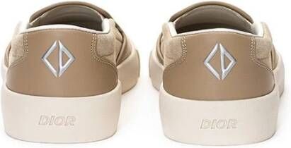 Dior Beige Lederen Sneaker Beige Dames