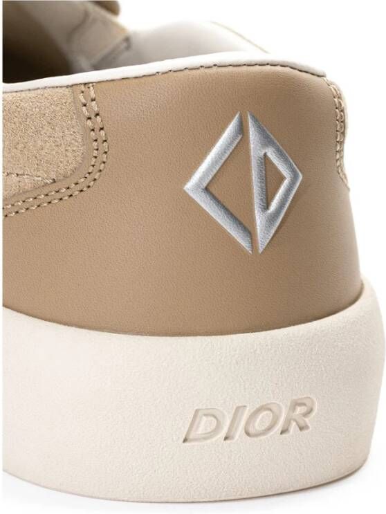 Dior Beige Lederen Sneaker Beige Dames