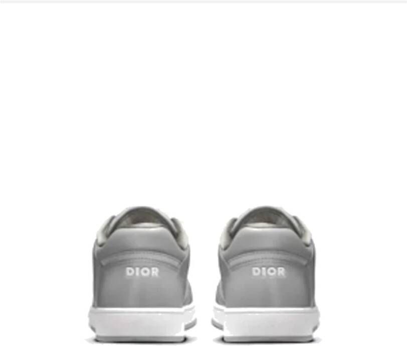 Dior Diamant Lage Sneakers Gray Dames