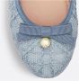 Dior Elegante Ballerina Schoenen Blue Dames - Thumbnail 3