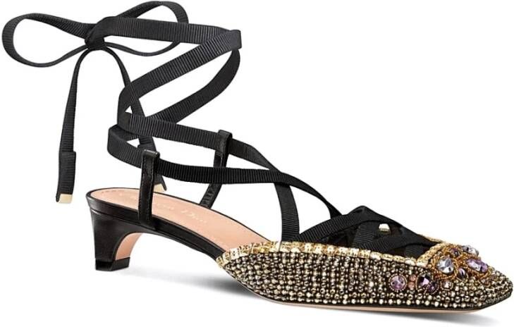 Dior Elegante Decollete Schoenen voor Vrouwen Black Dames