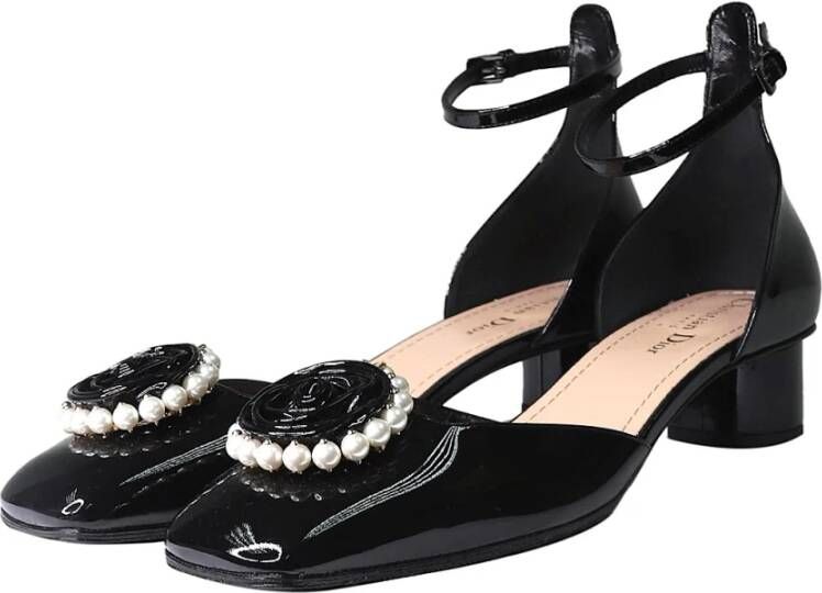 Dior Elegante Decollete Schoenen voor Vrouwen Black Dames