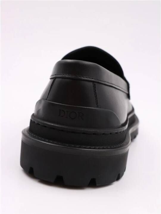 Dior Explorer Loafers met Oblique Monogram Print Black Heren