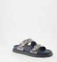 Dior Gedrukte Canvas Sandalen Collectie 2024 Blue Heren - Thumbnail 2