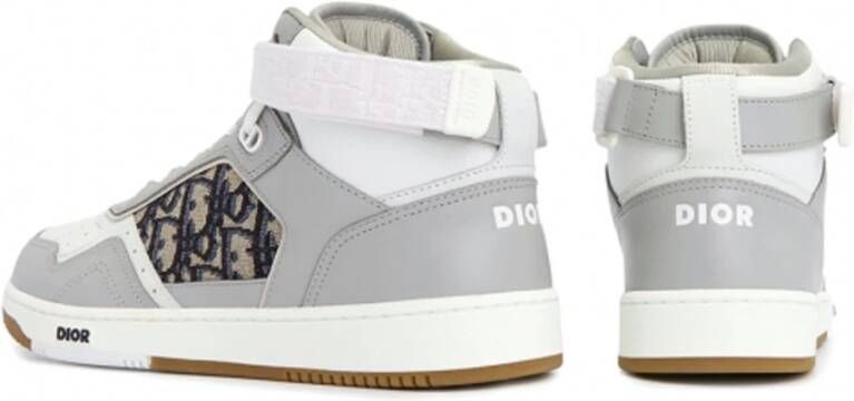 Dior Grijze Sneakers Ss22 Leer Rubber Gray Heren