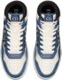 Dior High-Top Oblique Sneakers Blue Heren - Thumbnail 3