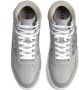 Dior Hoge Diamant Sneakers Vrouwen Leer Rubber Gray Dames - Thumbnail 7