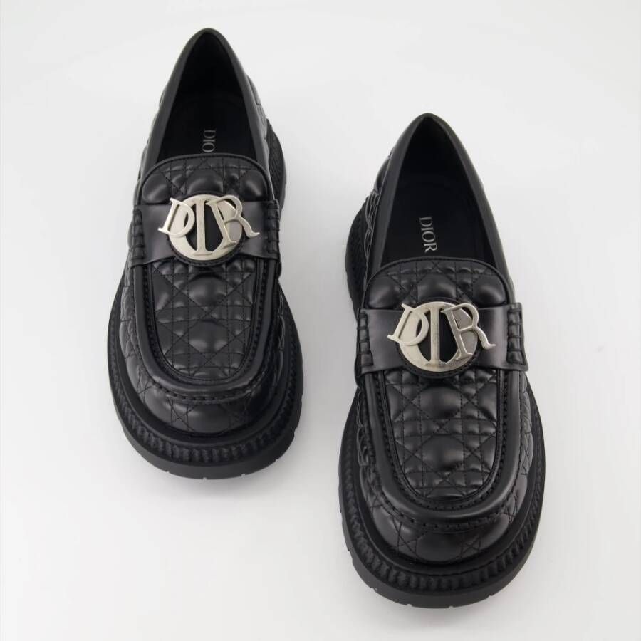 Dior Instap Ronde Neus Oversized Zool Mocassins Black Heren