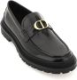 Dior Klassieke Leren Loafer Schoenen Black Heren - Thumbnail 8