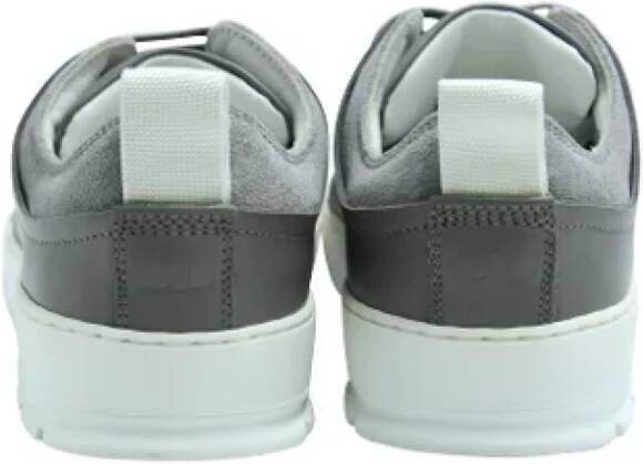 Dior Leather sneakers Gray Heren