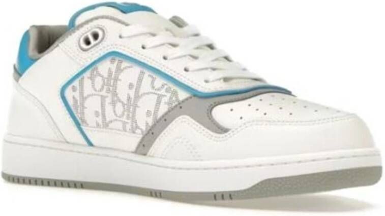 Dior Leren sneakers met iconisch monogram White Heren