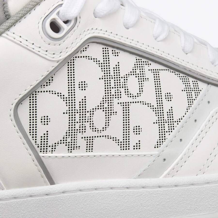 Dior Leren sneakers met iconisch monogram White Heren