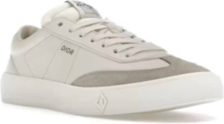 Dior Leren sneakers met rubberen zool Gray Heren