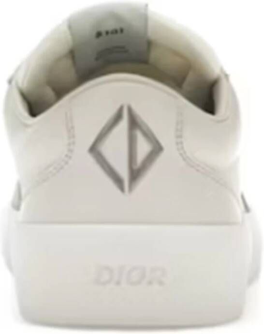 Dior Leren sneakers met rubberen zool Gray Heren