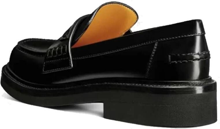 Dior Luxe Leren Loafers Black Dames