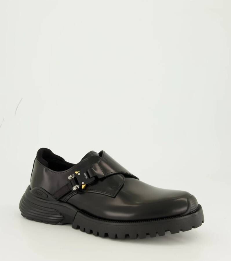 Dior Monk Combat Leren Schoenen Lente-Zomer 2025 Black Heren