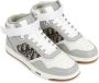 Dior Oblique Canvas High-Top Sneakers Gray Heren - Thumbnail 2