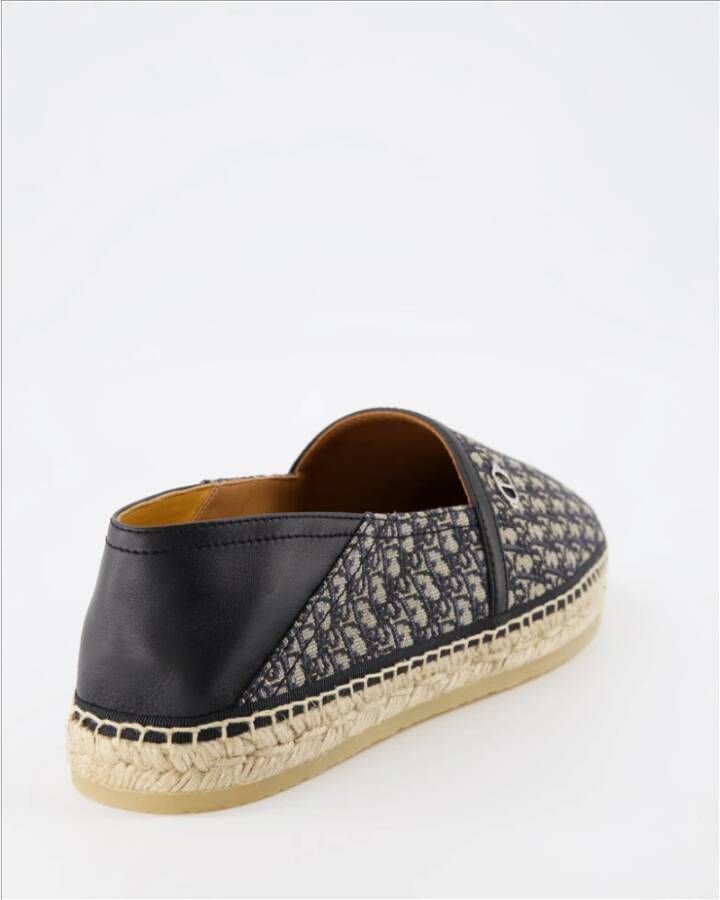 Dior Stijlvolle Espadrilles voor een Paradijselijke Look Blue Heren