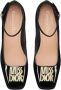 Dior Retro Stijl Zwart Leren Hakken Black Dames - Thumbnail 3