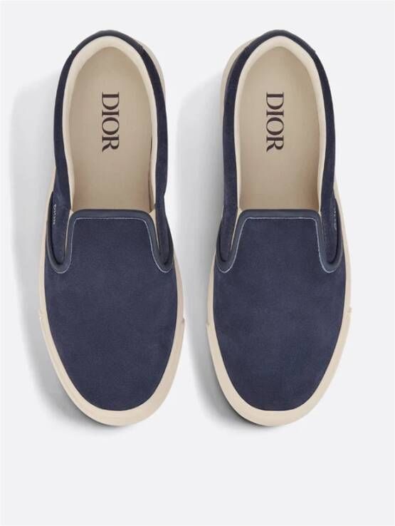 Dior Sneakers Blue Heren