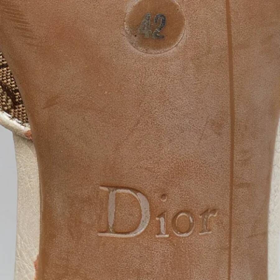Dior Vintage Pre-owned Canvas heels Multicolor Dames