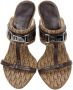 Dior Vintage Pre-owned Canvas sandals Brown Dames - Thumbnail 2