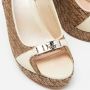 Dior Vintage Pre-owned Canvas sandals Brown Dames - Thumbnail 7