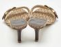 Dior Vintage Pre-owned Canvas sandals Brown Dames - Thumbnail 5