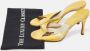 Dior Vintage Pre-owned Canvas sandals Yellow Dames - Thumbnail 9