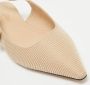 Dior Vintage Pre-owned Fabric flats Beige Dames - Thumbnail 7