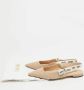 Dior Vintage Pre-owned Fabric flats Beige Dames - Thumbnail 9