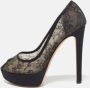 Dior Vintage Pre-owned Lace heels Black Dames - Thumbnail 2