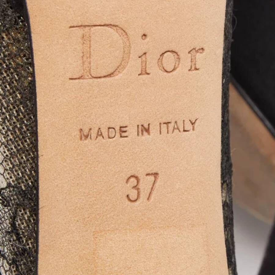 Dior Vintage Pre-owned Lace heels Black Dames