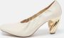 Dior Vintage Pre-owned Leather heels Beige Dames - Thumbnail 2