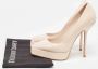 Dior Vintage Pre-owned Leather heels Beige Dames - Thumbnail 9