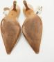 Dior Vintage Pre-owned Leather heels Beige Dames - Thumbnail 6