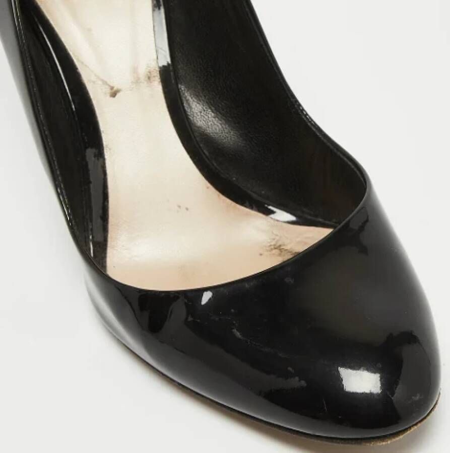 Dior Vintage Pre-owned Leather heels Black Dames