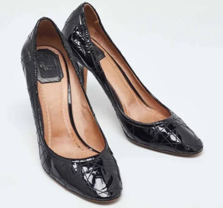 Dior Vintage Pre-owned Leather heels Black Dames