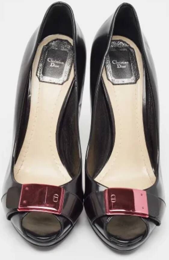 Dior Vintage Pre-owned Leather heels Black Dames