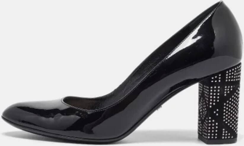 Dior Vintage Pre-owned Leather heels Black Dames