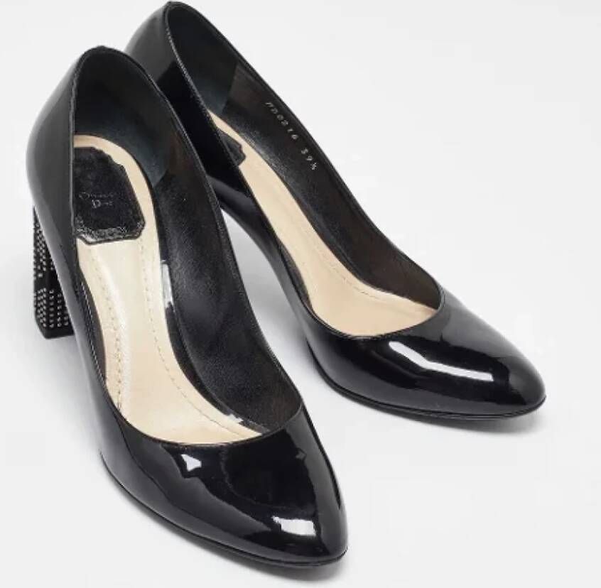 Dior Vintage Pre-owned Leather heels Black Dames