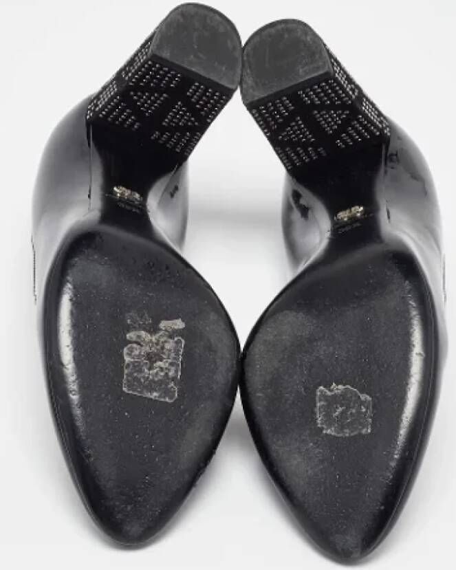 Dior Vintage Pre-owned Leather heels Black Dames