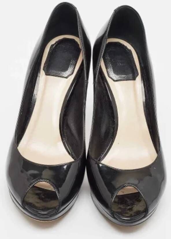 Dior Vintage Pre-owned Leather heels Black Dames