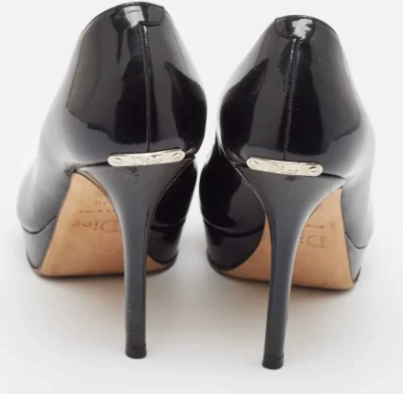 Dior Vintage Pre-owned Leather heels Black Dames