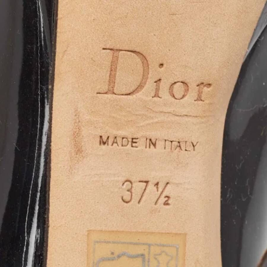 Dior Vintage Pre-owned Leather heels Black Dames