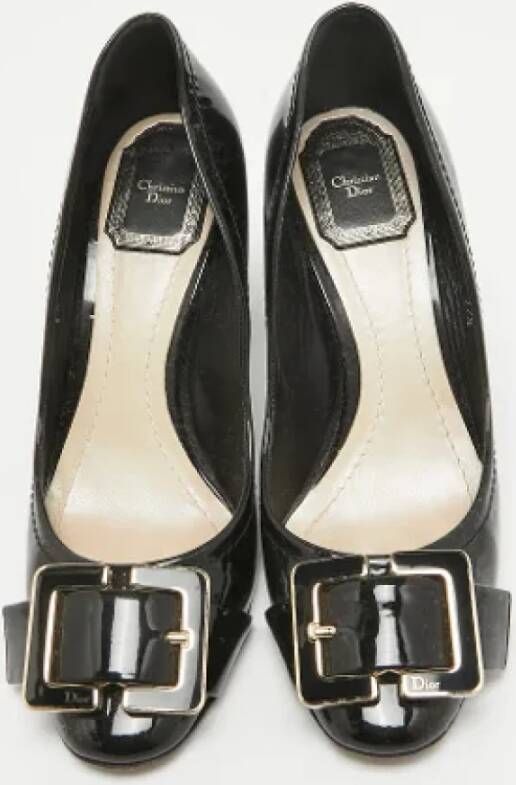 Dior Vintage Pre-owned Leather heels Black Dames