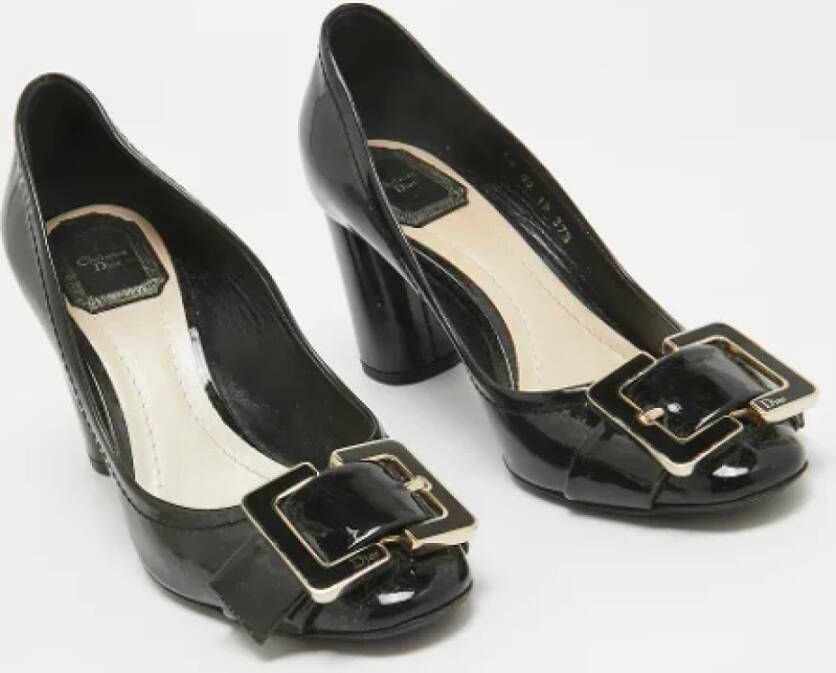 Dior Vintage Pre-owned Leather heels Black Dames