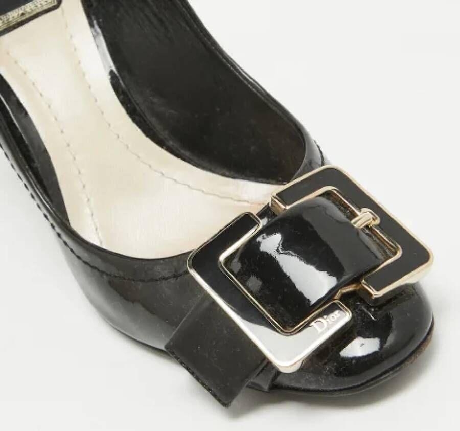 Dior Vintage Pre-owned Leather heels Black Dames